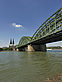Hohenzollernbrücke am Kölner Dom - Nordrhein-Westfalen (Köln)