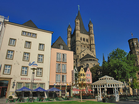 Groß St Martin hinter Fischmarkt Fotos