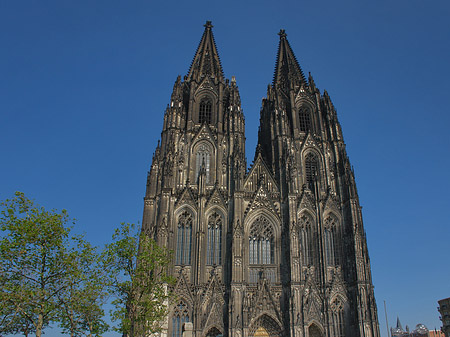 Foto Nordwestansicht des Kölner Doms
