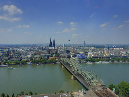 Fotos Hohenzollernbrücke und Kölner Dom | Köln