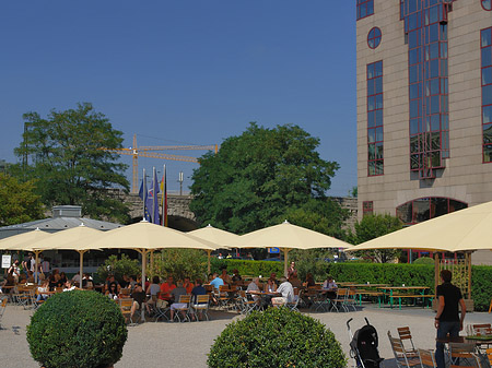 Schirme auf der Urbanstraße